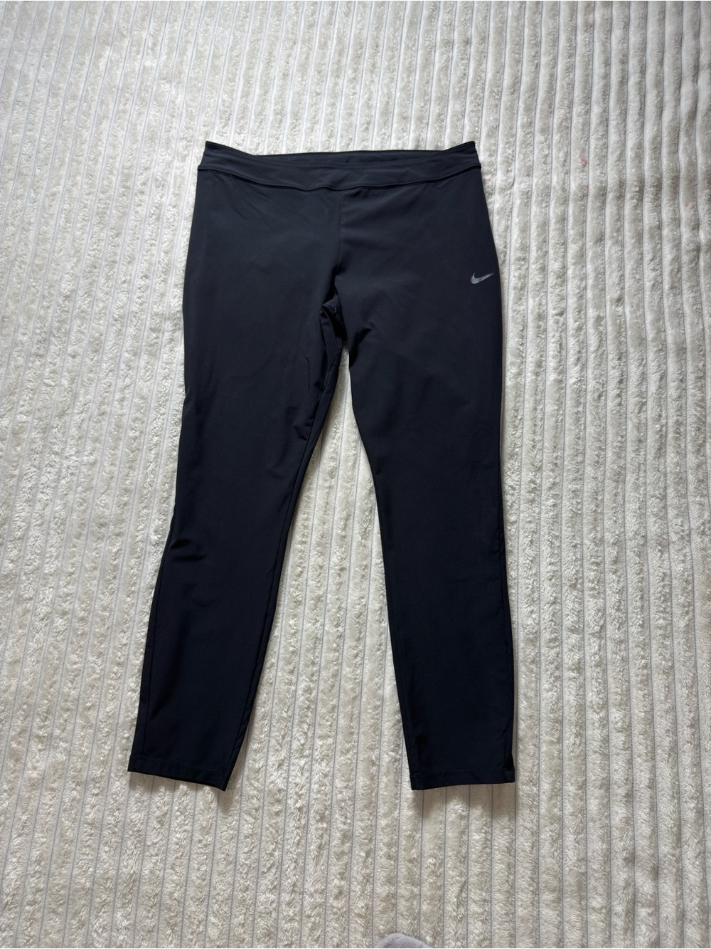 Nike Dri-FIT Black Women's Leggings Activewear Stretch Elastic Waist Poly XL